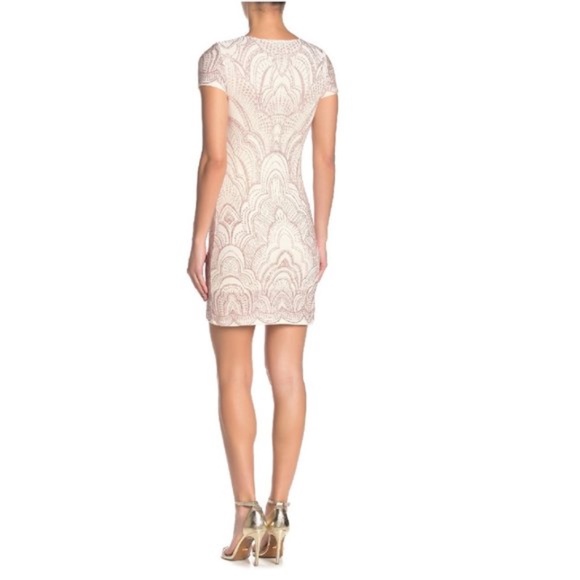 JUMP Glitter Short Sleeve Bodycon Dress - Picture 2 of 8